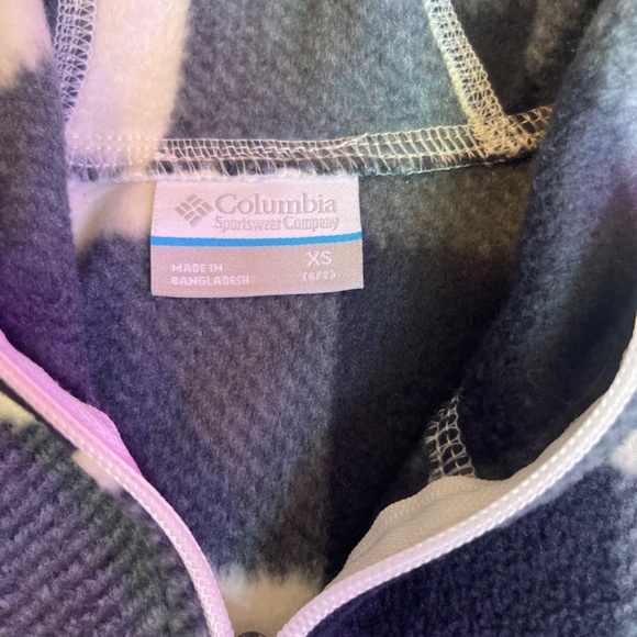 Boy’s Columbia Quarter Zip Fleece Hooded Pullover - Picture 5 of 5